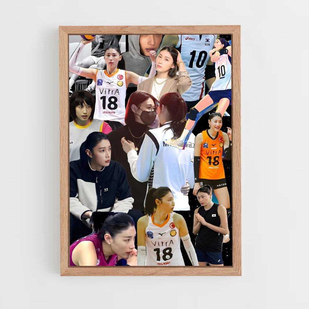 Poster Énergie Volleyeuse – affiche Volleyball (vue 4)